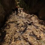 on Mauri e Miki Ferrata Burrone Giovanelli